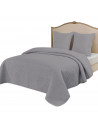 Couvre lit M23-7001 gris 230x250 fond blanc