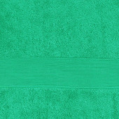 Zoom sur les serviettes 100% coton 50x100 cm 600 grammes Alpes Blanc vert printemps