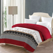 copy of Couette Microfibre Groseille Glycine 220x240
