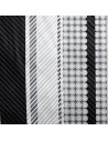 Zoom housse de couette Géométrique gris