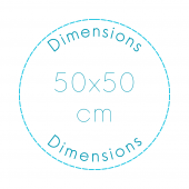 Pictogram dimensions 50x50cm