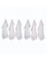 6 torchons accroché Pro classique coton et Lin 70x70