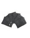 Gant de toilette gris foncé  20x15cm