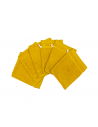 Gant de toilette jaune 20x15cm