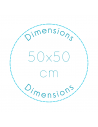 Pictograme dimensions 50x50cm