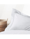 Visuel zoom taies d'oreiller percale rectangle 50x70 cm blanc