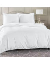 Visuel d'ambiance HDC percale + taies rectangle 50x70 cm blanc
