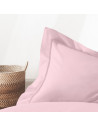 Visuel zoom taies d'oreiller percale rectangle 50x70 cm rose poudré