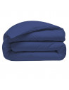 HDC percale 240x280cm + taies carré marine