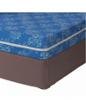Housse intégrale 90 x 190 bleue