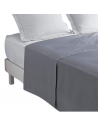 Drap plat 180x290 Anthracite fond blanc