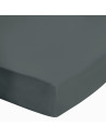 Visuel produit drap housse light grey 100% coton 57 fils