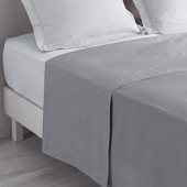 Drap plat 240x310 cm Gris souris