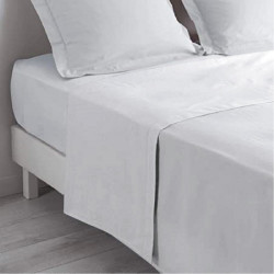 Drap plat blan 270x325 cm