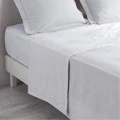 Drap plat blan 270x325 cm