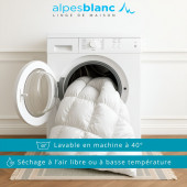 Couette plumes 360g instruction lavage