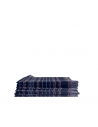 Lot de 12 mouchoirs de travail carreaux André 100 % coton sur fond blanc