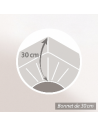 Protège Matelas Molleton Coton Élastomère 200g/m²  90x190 cm