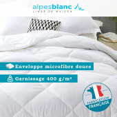 Infographie couette lavable à 95° 240x220 cm