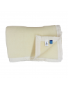 Couverture 100% Pure Laine Ecru