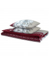 Housse de couette + 2 taies Flanelle Navacerrada 220x240 cm, dessin chalet montagne