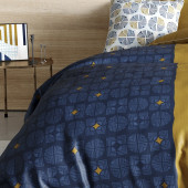 Détails de la housse de Couette 220x240 cm Sirius 100% coton