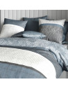 2 taies carrées Housse de couette BREHAT 220x240cm  100% Coton 57 fils/cm²