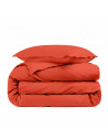 Housse de couette unie Percale de coton 80 fils/cm²