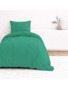 Housse de couette unie Percale de coton 80 fils/cm²