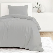 Housse de couette unie Percale de coton 80 fils/cm²