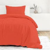 Housse de couette unie Percale de coton 80 fils/cm²