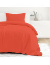 Housse de couette unie Percale de coton 80 fils/cm²