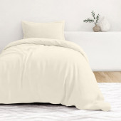 Housse de couette unie Percale de coton 80 fils/cm²