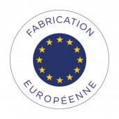 Torchon de cuisine Alpage rouge et gris fabrication européenne
