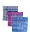 Lot de 12 mouchoirs Arnaud 44x44 cm en coton jumel - Mouchoirs en tissu homme élégants, doux, résistants et lavables