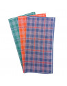 Lot de 12 mouchoirs Gauthier 42x42 cm 100% coton jumel - Mouchoirs homme à carreaux - Durables, doux et réutilisables