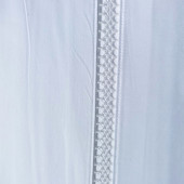 Broderie housse de couette blanche 220x240 cm satin de coton 120 fils/cm²