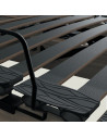 Zoom lattes sommier relaxation 2x80x200 cm