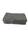 Lot de 5 Grandes Serviettes Eponge 600 g/m²  100 % coton - Marron