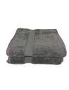 Lot de 5 Grandes Serviettes Eponge 600 g/m²  100 % coton - Anthracite