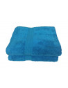 Lot de 5 Grandes Serviettes Eponge 600 g/m²  100 % coton - Marron