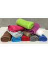 Lot de 5 Grandes Serviettes Eponge 600 g/m²  100 % coton - Marron