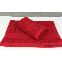 Lot de 5 Grandes Serviettes Eponge 600 g/m²  100 % coton - Marron