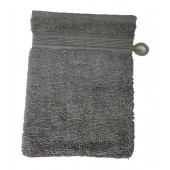 Lot de 4 Gants de Toilette - 20x15 - Anthracite