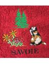 Essuie Main Rond Marmotte Rouge