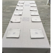 Nappe anti-Tache Ronde Liberté rouge
