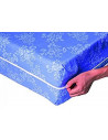 Housse de matelas intégrale 90 x 190 - Bleu