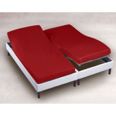 drap housse 2x70x190 blanc