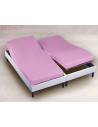 drap housse 2x70x190 blanc
