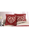 Housse de couette Chalet Winter Rouge 